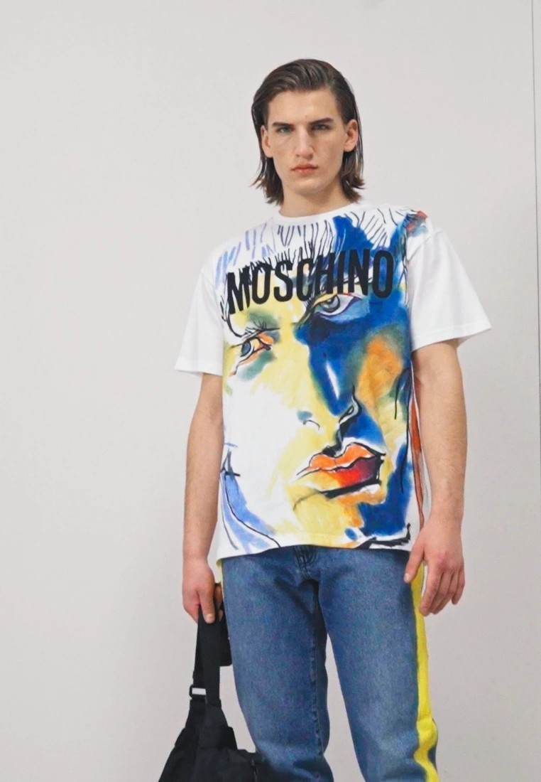 MOSCHINO T-Shirt Print - Fantasy White 2 MOSCHINO T-Shirt Print - Fantasy White – Bild 2