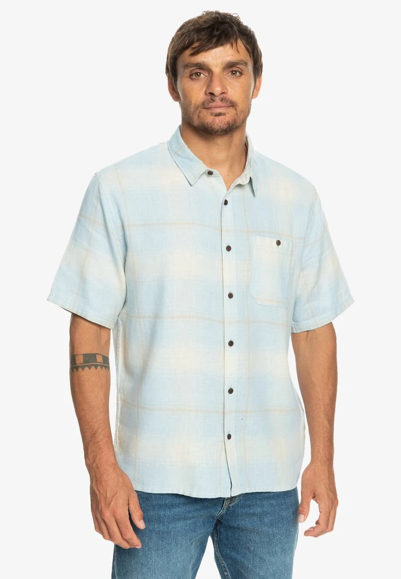 Quiksilver SHADOW LIGHT CHECK - Hemd - Celestial Blue Shadow 4 Quiksilver SHADOW LIGHT CHECK - Hemd - Celestial Blue Shadow – Bild 4