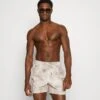 Calvin Klein Swimwear MEDIUM DOUBLE WB - Badeshorts - Khaki