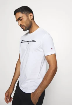 Champion CREWNECK - T-Shirt Print - White -Sommerkleidung Für Herren 08ee45dc5bd34bf4abe1843fc53b1eb4