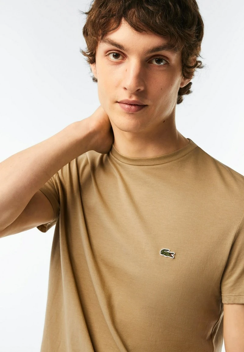 Lacoste T-Shirt Basic - Beige 4 Lacoste T-Shirt Basic - Beige – Bild 4