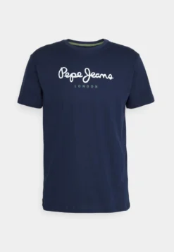 Pepe Jeans EGGO N - T-Shirt Print - Dark Blue 11 Pepe Jeans EGGO N - T-Shirt Print - Dark Blue -Sommerkleidung Für Herren 158ef3bae9174a4f81f215548c83f16a