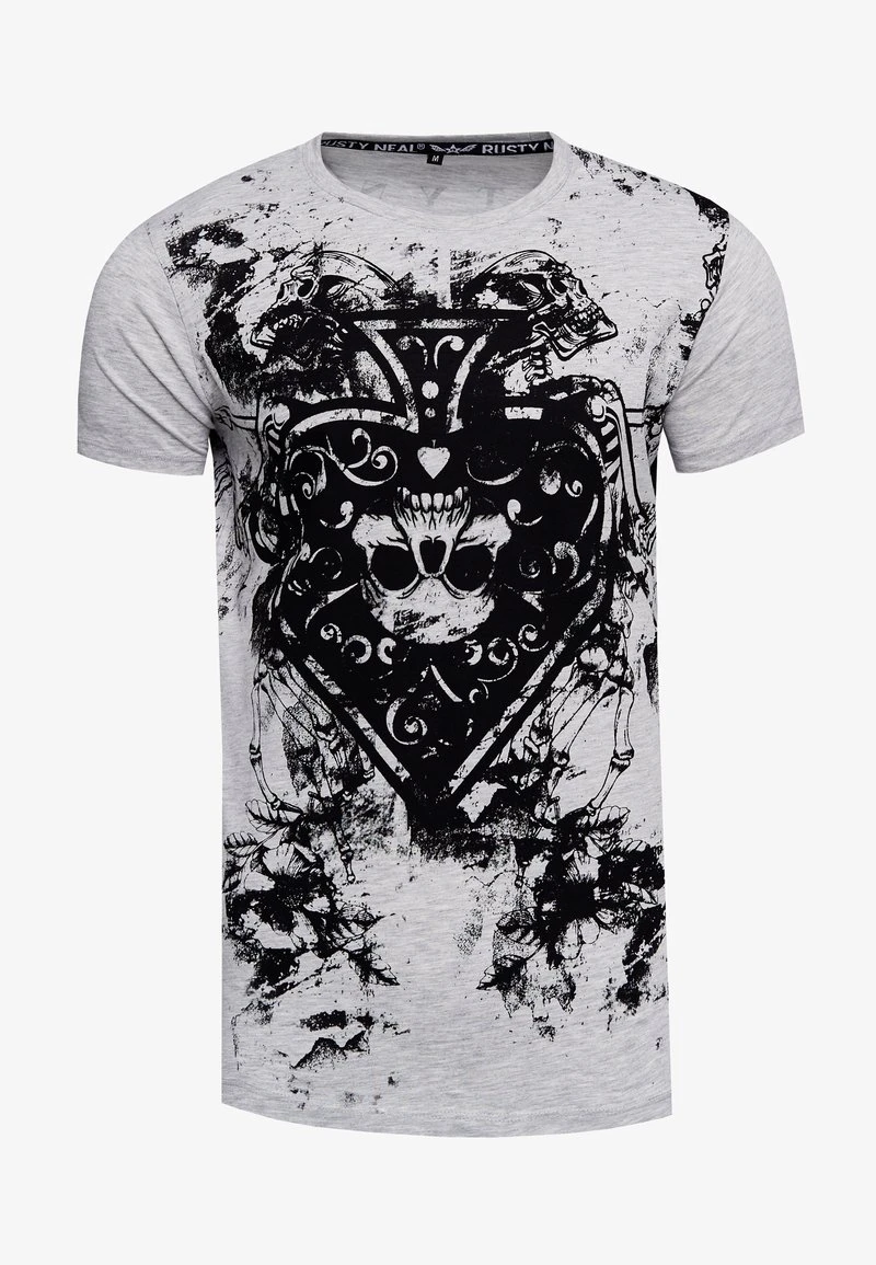 T-Shirt Print - Grau 1 T-Shirt Print - Grau