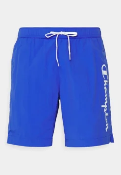 Champion BEACHSHORT BERMUDA - Badeshorts - Black/blue -Sommerkleidung Für Herren 17c8a6ed76114108943765e9f0e8fb37