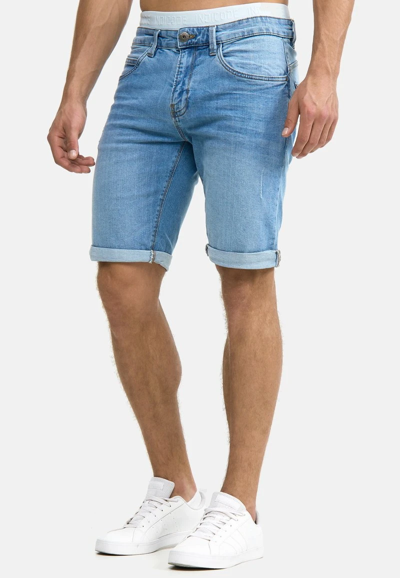 Indicode Jeans CUBA CADEN - Jeans Shorts - Blue 4 Indicode Jeans CUBA CADEN - Jeans Shorts - Blue – Bild 4