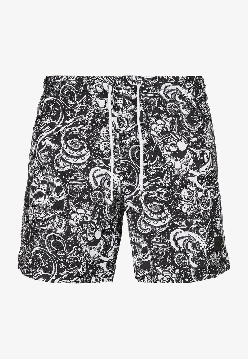 URBAN CLASSICS PATTERN SWIM SHORTS - Badeshorts - Tattoo Aop 3 URBAN CLASSICS PATTERN SWIM SHORTS - Badeshorts - Tattoo Aop – Bild 3