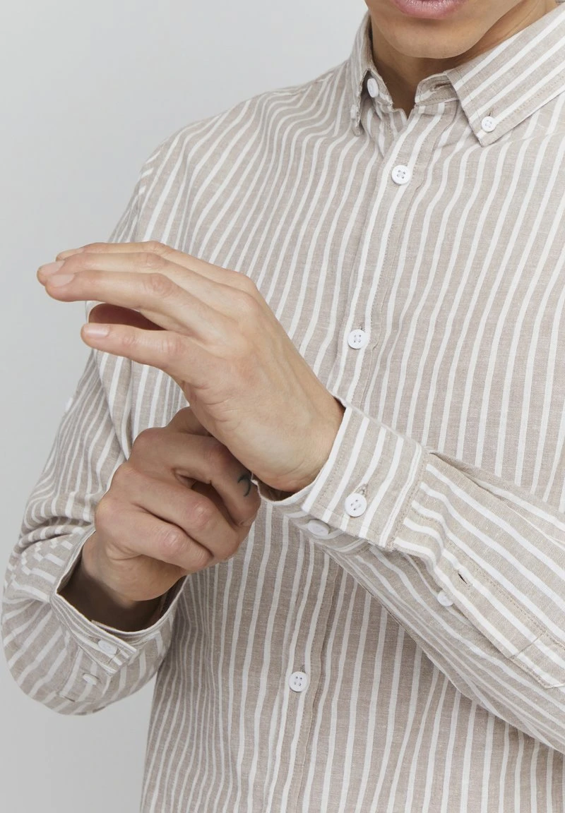 Indicode Jeans HANKO - Hemd - Greige 4 Indicode Jeans HANKO - Hemd - Greige – Bild 4