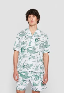 LACOSTE X NETFLIX - Hemd - Bianco -Sommerkleidung Für Herren 1f7d2b7312cc465289279619612b206d