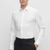 Boss Slim Fit Langarm - Businesshemd - White