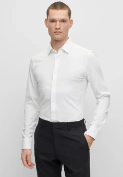 Boss Slim Fit Langarm - Businesshemd - White