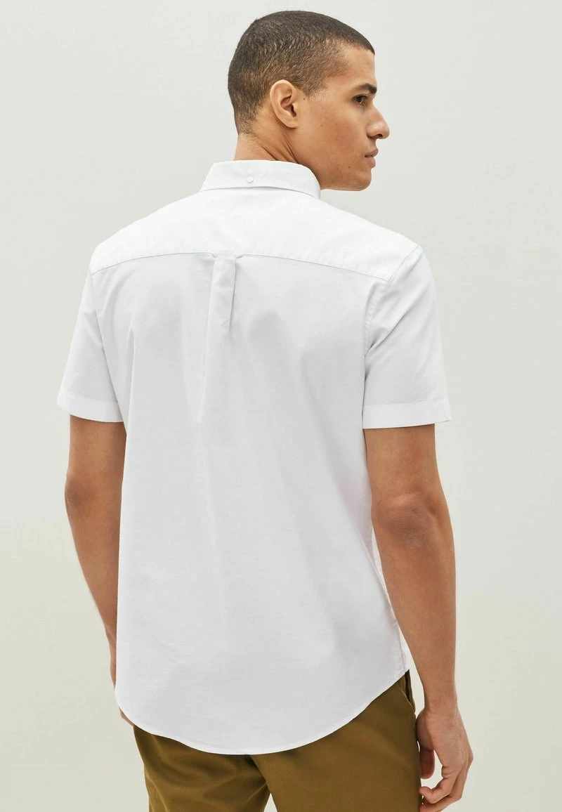 Next SHORT SLEEVE OXFORD WITH STAG - Hemd - White 2 Next SHORT SLEEVE OXFORD WITH STAG - Hemd - White – Bild 2