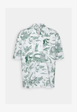LACOSTE X NETFLIX - Hemd - Bianco -Sommerkleidung Für Herren 294b1be531b441a988c84567d988ee7b