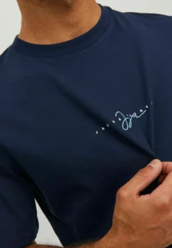Jack & Jones CREW NECK - T-Shirt Basic - Navy Blazer 9 Jack & Jones CREW NECK - T-Shirt Basic - Navy Blazer -Sommerkleidung Für Herren 2f3629c46cf3469dbbe07287adcfd0bf