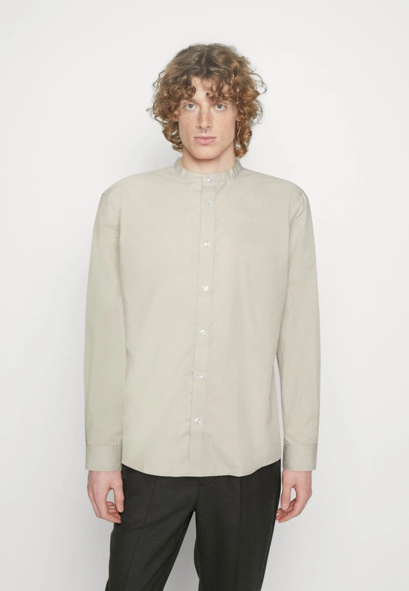 Only & Sons ONSSANE MAO SOLID - Hemd - Silver Lining 1 Only & Sons ONSSANE MAO SOLID - Hemd - Silver Lining