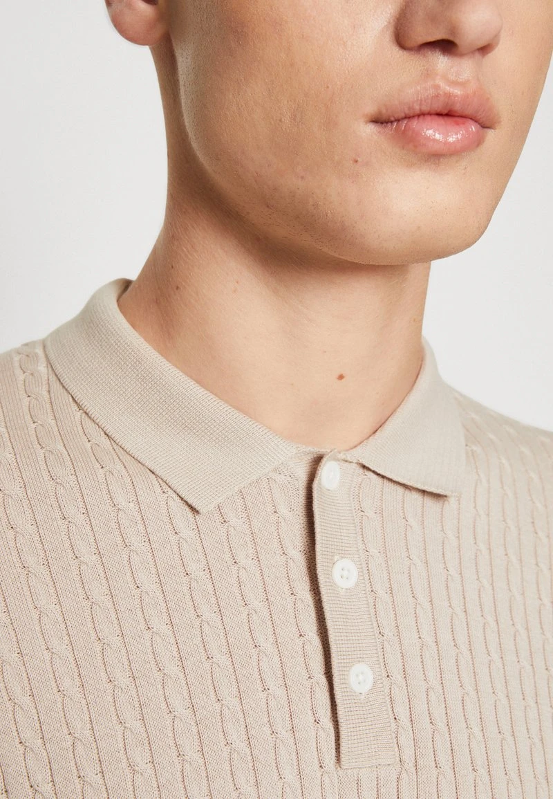 Selected Homme SLHMADDEN CABLE - Poloshirt - Fog Melange 6 Selected Homme SLHMADDEN CABLE - Poloshirt - Fog Melange – Bild 6