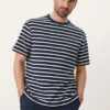 S.Oliver RAYÉ DOTÉ D’UNE POCHE-POITRINE - T-Shirt Print - Navy Stripes