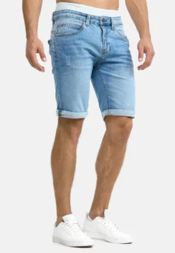 Indicode Jeans CUBA CADEN - Jeans Shorts - Blue 10 Indicode Jeans CUBA CADEN - Jeans Shorts - Blue -Sommerkleidung Für Herren 34754df87fcc4c83b6ef747efa1045f5
