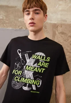 The North Face OUTDOOR GRAPHIC TEE - T-Shirt Print - Black