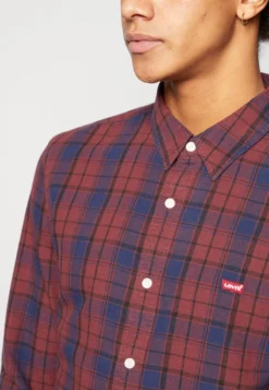 BATTERY SHIRT SLIM - Hemd - Red Mahogany -Sommerkleidung Für Herren 354f05927fa24468aacd2b36c07141ab