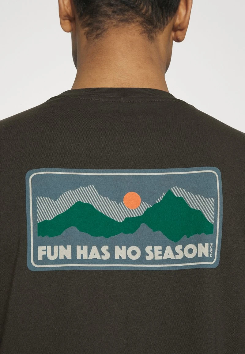 KAVU ALL THE FUN - T-Shirt Print - Black Licorice 4 KAVU ALL THE FUN - T-Shirt Print - Black Licorice – Bild 4