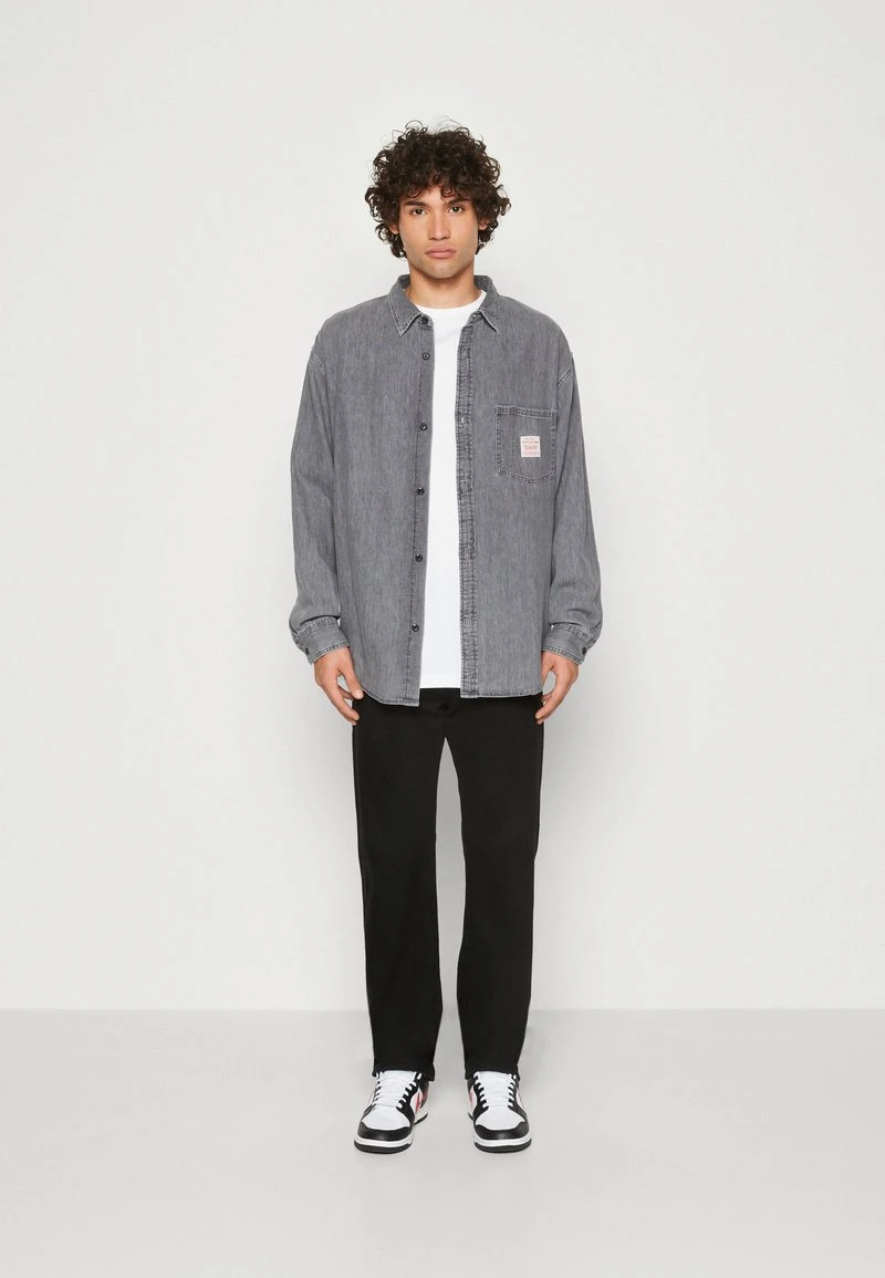 WALLER 1 POCKET SHIRT - Hemd - Black Denim 2 WALLER 1 POCKET SHIRT - Hemd - Black Denim – Bild 2