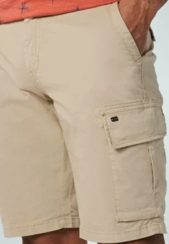 No-Excess GARMENT DYED + STONE WASHED STRETCH - Shorts - Sand -Sommerkleidung Für Herren 4c1be0b2cf6349eea7470f6bc51cfbd9