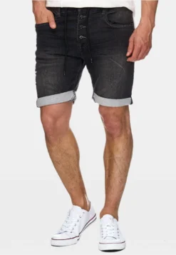 Indicode Jeans Jeans Shorts - Black