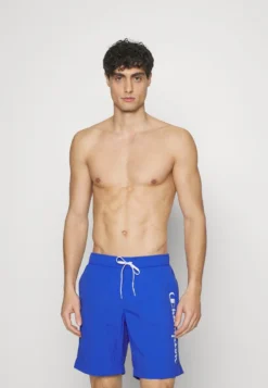 Champion BEACHSHORT BERMUDA - Badeshorts - Black/blue