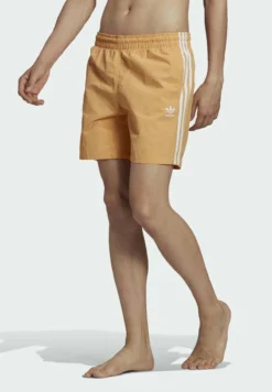Adidas Originals ADICOLOR CLASSICS 3-STRIPES SWIM SHORTS - Badeshorts - Orange 8 Adidas Originals ADICOLOR CLASSICS 3-STRIPES SWIM SHORTS - Badeshorts - Orange -Sommerkleidung Für Herren 59500f33a694440cb2c7419a52f9a1a0
