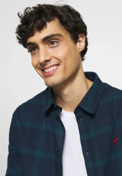 Pier One Hemd - Dark Blue/teal 10 Pier One Hemd - Dark Blue/teal -Sommerkleidung Für Herren 60ff006a248a4e558dbde6647cd82b01