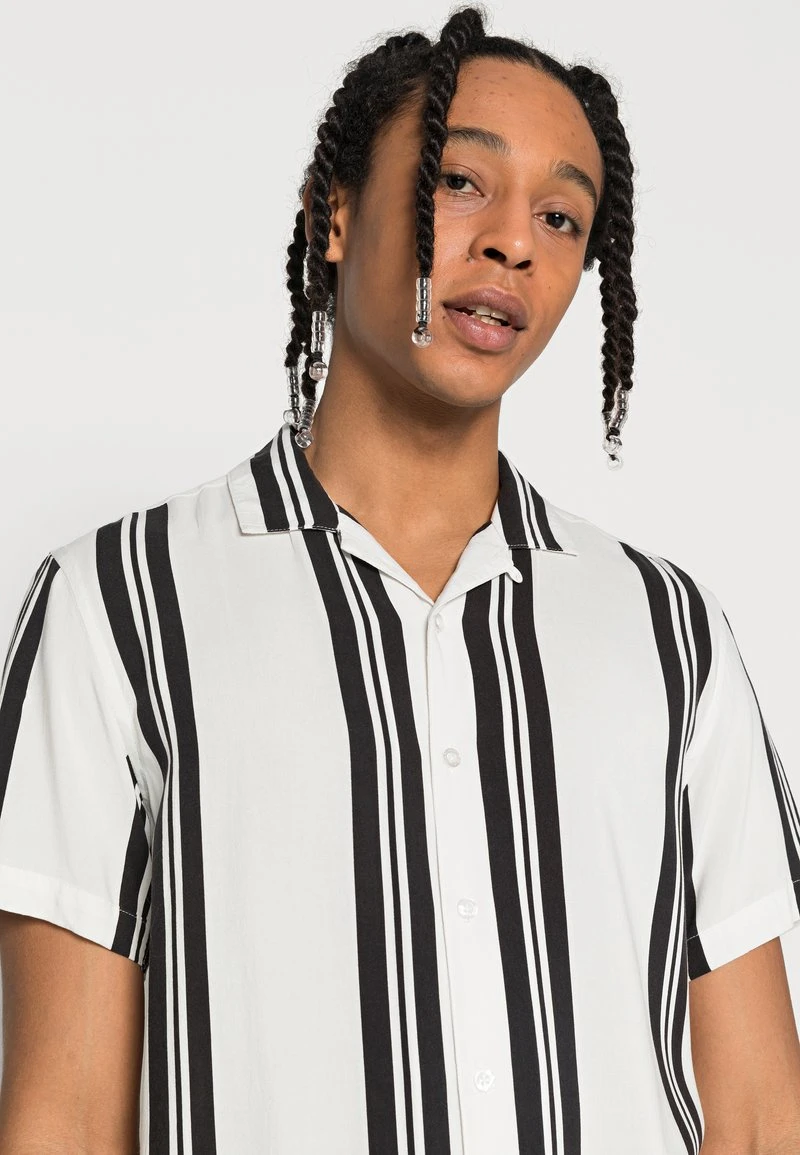 BRAVE SOUL RHONE - Hemd - Optic White/jet Black 5 BRAVE SOUL RHONE - Hemd - Optic White/jet Black – Bild 5