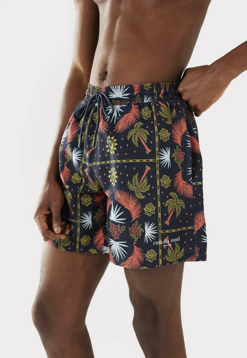 TILE PALM - Badeshorts - Navy 6 TILE PALM - Badeshorts - Navy – Bild 6