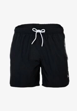 Emporio Armani EMBROIDERY LOGO - Badeshorts - Schwarz -Sommerkleidung Für Herren 689f14cee7ae4746a33e409ca223202e 1