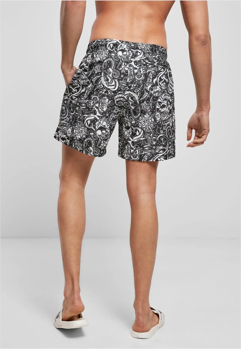 URBAN CLASSICS PATTERN SWIM SHORTS - Badeshorts - Tattoo Aop 2 URBAN CLASSICS PATTERN SWIM SHORTS - Badeshorts - Tattoo Aop – Bild 2