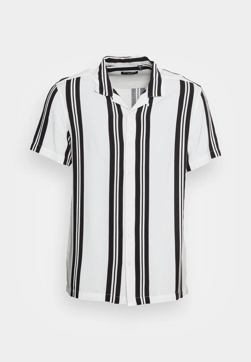 BRAVE SOUL RHONE - Hemd - Optic White/jet Black 4 BRAVE SOUL RHONE - Hemd - Optic White/jet Black – Bild 4