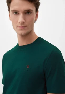 S.Oliver MIT LOGO STICKEREI - T-Shirt Basic - Tannengrün -Sommerkleidung Für Herren 7041d6e50dfd40ca8e5dbb4fc6e1406d