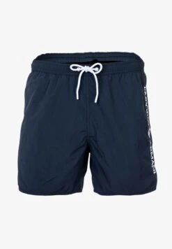 Emporio Armani EMBROIDERY LOGO - Badeshorts - Schwarz -Sommerkleidung Für Herren 7a809af349a44ec3bc3ac5ab6ee5b695