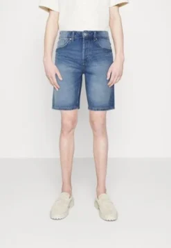 Selected Homme SLHALEX - Jeans Shorts - Blue Denim -Sommerkleidung Für Herren 81a361b4b5f34a70b667cb925b119602