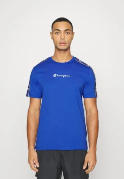 Champion CREWNECK - T-Shirt Print - Blue