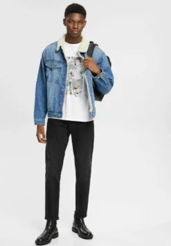 Edc By Esprit REGULAR FIT - T-Shirt Print - White -Sommerkleidung Für Herren 8435aac567e94a3f971664112c97623b