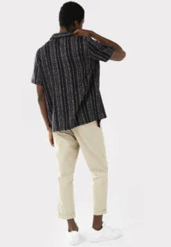 STRIPE - Hemd - Black 8 STRIPE - Hemd - Black -Sommerkleidung Für Herren 88bd3d5dd990409bb0a47a29b0812c12