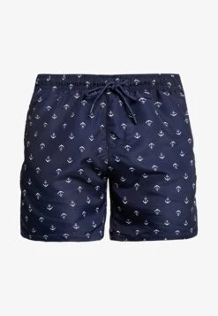 URBAN CLASSICS PATTERN SWIM SHORTS - Badeshorts - Dark Blue 11 URBAN CLASSICS PATTERN SWIM SHORTS - Badeshorts - Dark Blue -Sommerkleidung Für Herren 8964628bd1bb4248911aa8220b9f8a2e