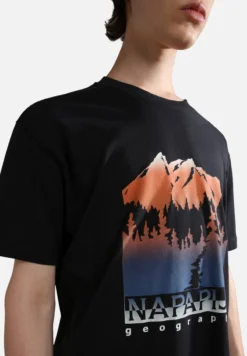 Napapijri S HILL - T-Shirt Print - Black 8 Napapijri S HILL - T-Shirt Print - Black -Sommerkleidung Für Herren 8cd3fceb0bfc46548d06c1183307536b