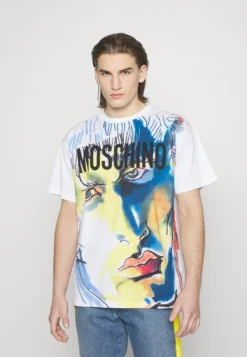 MOSCHINO T-Shirt Print - Fantasy White