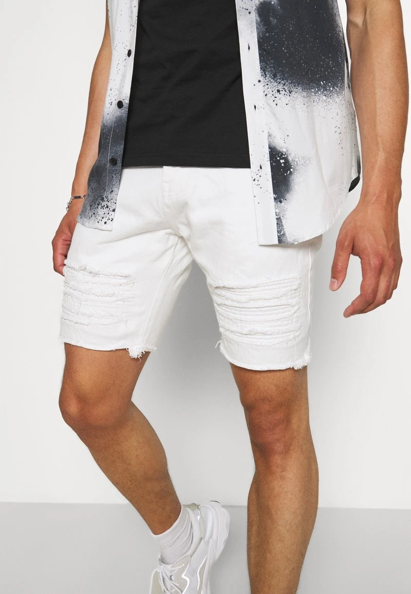 NIGHT ADDICT Jeans Shorts - White 4 NIGHT ADDICT Jeans Shorts - White – Bild 4