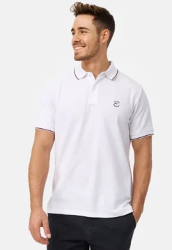 Indicode Jeans WALLO - Poloshirt - Offwhite