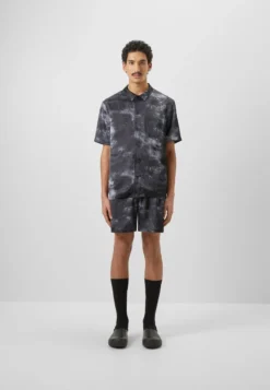 PRINTED SUMMER SHORT SLEEVE - Hemd - Grey