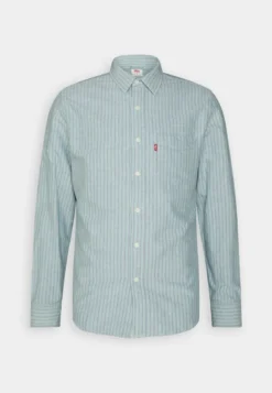 SUNSET POCKET STANDARD - Hemd - Hrishikesh Green/blue Slate -Sommerkleidung Für Herren a8f60b1f98734a84818b80b6aa77381f