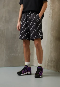 Jordan POOLSIDE - Jogginghose - Black/white