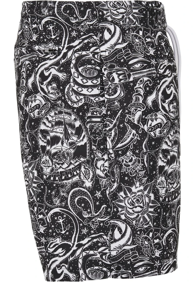 URBAN CLASSICS PATTERN SWIM SHORTS - Badeshorts - Tattoo Aop 5 URBAN CLASSICS PATTERN SWIM SHORTS - Badeshorts - Tattoo Aop – Bild 5